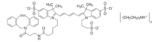 图片 DBCO-Cy5；for Copper-free Click Chemistry