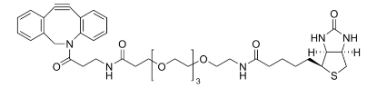 图片 二苯并环辛基-PEG4-生物素结合物，Dibenzocyclooctyne-PEG4-biotin conjugate；for Copper-free Click Chemistry