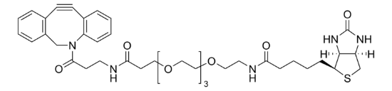 图片 二苯并环辛基-PEG4-生物素结合物，Dibenzocyclooctyne-PEG4-biotin conjugate；for Copper-free Click Chemistry
