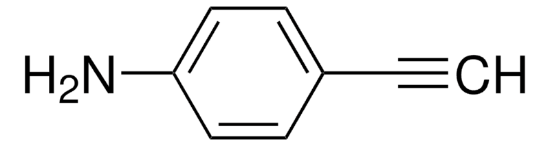 图片 4-乙炔基苯胺，4-Ethynylaniline [P-APAC]；97%