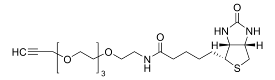 图片 生物素-PEG4-炔，Biotin-PEG4-alkyne；for copper catalyzed click labeling