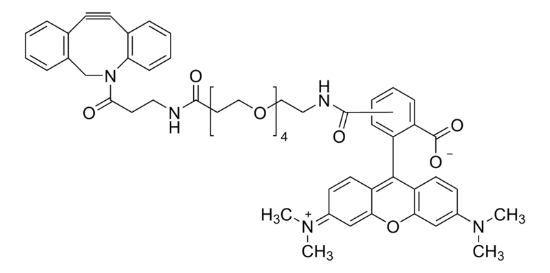 图片 二苯并环辛炔-PEG4-氟545染色剂，Dibenzocyclooctyne-PEG4-Fluor 545；for Copper-free Click Chemistry