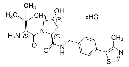 图片 (S,R,S)-AHPC盐酸盐，(S,R,S)-AHPC hydrochloride；≥97%