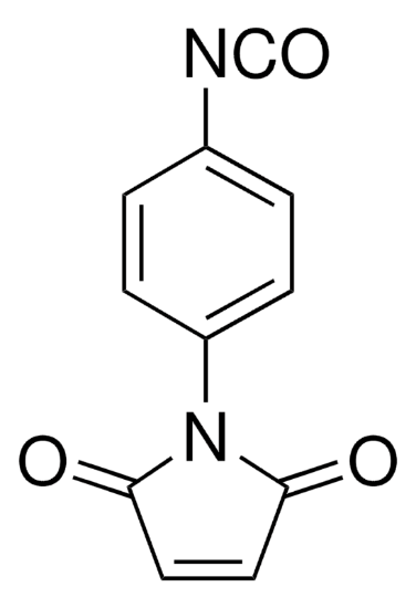 图片 4-(马来酰亚胺基)苯基异氰酸酯，4-(Maleinimido)phenyl isocyanate [PMPI]；purum, ≥97.0% (CHN)