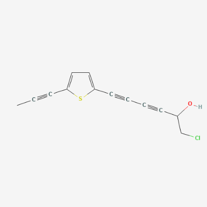 图片 1-氯-6-(5-(1-丙炔基)噻吩-2-基)-3,5-己二炔-2-醇，1-Chloro-6-(5-(prop-1-ynyl)thiophen-2-yl)hexa-3,5-diyn-2-ol；≥97%