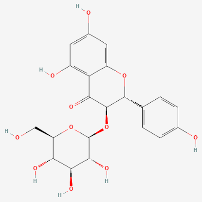 图片 香橙素-3-O-葡萄糖苷，Dihydrokaempferol 3-O-glucoside；≥98%