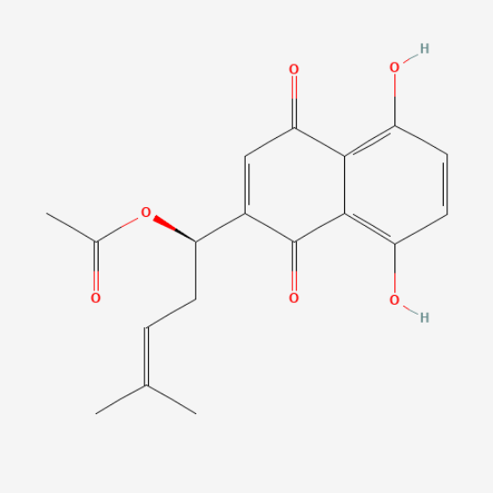图片 乙酰紫草素，Acetylshikonin；≥98%