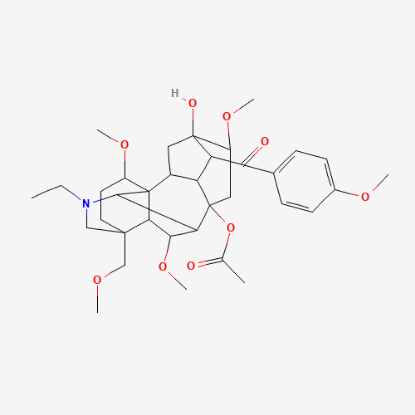 图片 草乌甲素，Bulleyaconitine A；≥98%