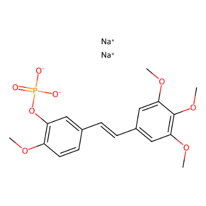 图片 康普瑞汀磷酸二钠 (微管蛋白抑制剂)，Fosbretabulin disodium；≥99%