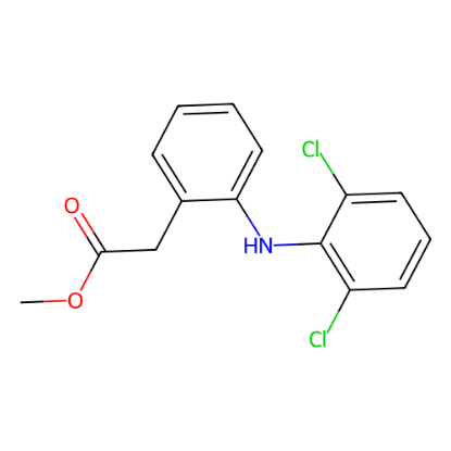 图片 2-(2,6-二氯苯胺基)苯乙酸甲酯，Methyl 2-(2,6-Dichloroanilino)phenylacetate；≥98%