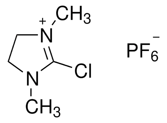 图片 2-氯-1,3-二甲基咪唑六氟磷酸盐，2-Chloro-1,3-dimethylimidazolidinium hexafluorophosphate [CIP]；98%