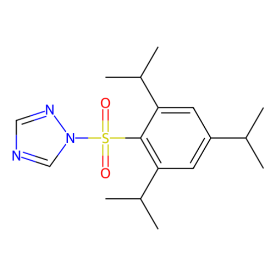 图片  1-(2,4,6-三异丙基苯磺酰)-1,2,4-三唑，1-(2,4,6-Triisopropylphenylsulfonyl)-1,2,4-triazole [TPST]；≥98.0%(HPLC)
