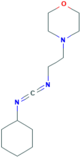 图片 1-环已基-2-吗啉乙基碳二亚胺，1-Cyclohexyl-3-(2-(4-morpholinyl)ethyl)carbodiimide [EMCC]；≥98%